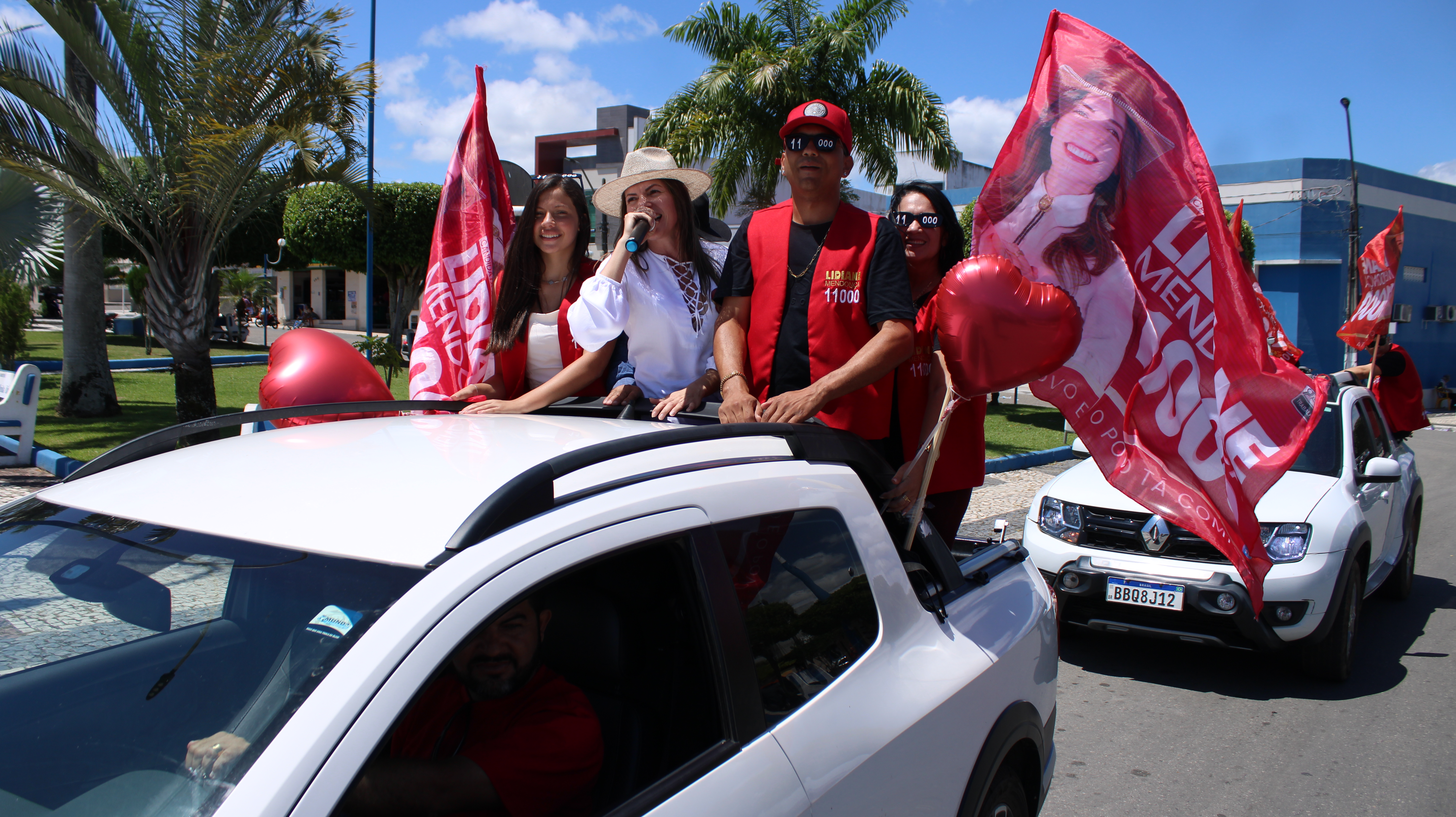 Panfletagem da campanha